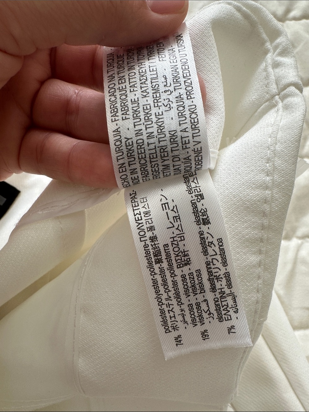 Zara White Women's Tailored High-Rise Dress Pants - Picture 4 of 5